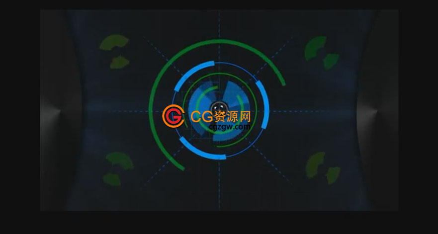 科技感的logo演绎AE模版，Circular Logo