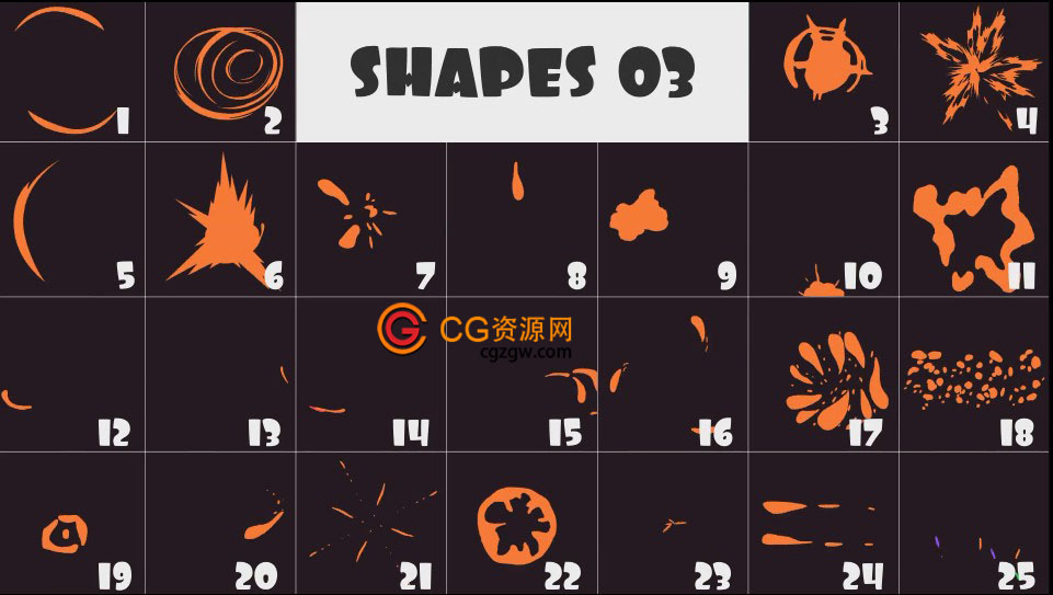 VideoHive 100个二维Motion动态元素包