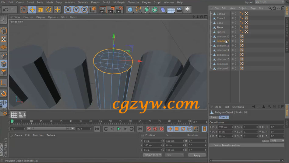 C4D快速关闭多边形孔洞插件C4DZone Quad Caps 1.0
