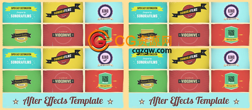 VideoHive Motion复古风格AE模板