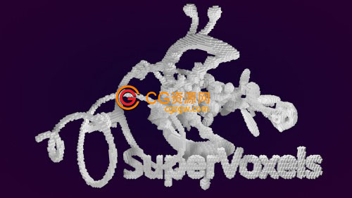 Cinema4D像素化插件 Remotion4D SuperVoxels for Cinema 4D Win64