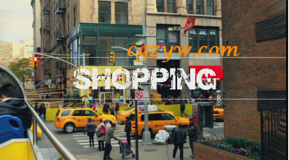 文字特效动画AE模板，Slide Video Text – After Effects Template