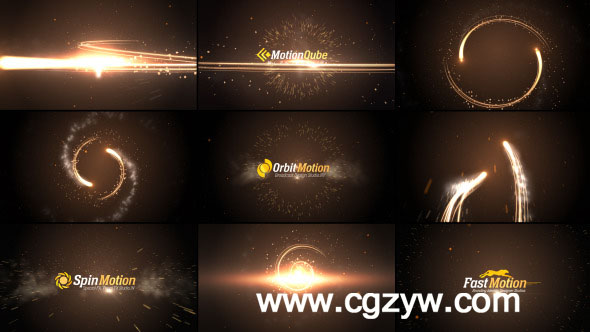 超炫光线Logo演绎动画AE模板Videohive Streaks Logo Sting Pack