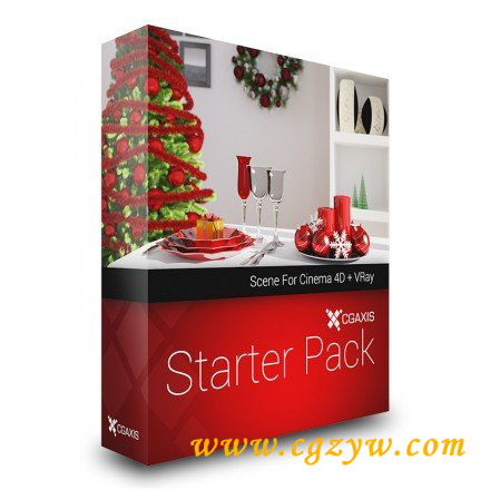 C4D室内渲染场景模型 FREE CINEMA 4D INTERIOR SCENE