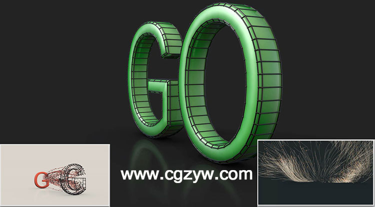 C4D线框插件预设 Volumetric Wireframe R12-R16 Win/Mac + 教程