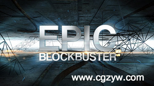 史诗大片片头动画AE模板 Epic Blockbuster