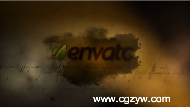 AE模板-复古水墨历史风格电影预告开场宣传模板