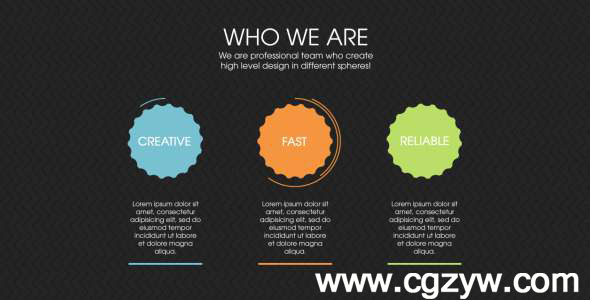 AE模板-设计机构信息图展示模版Design Agency Infographics