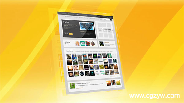 AE模板-企业网站宣传展示模板 website-presentation