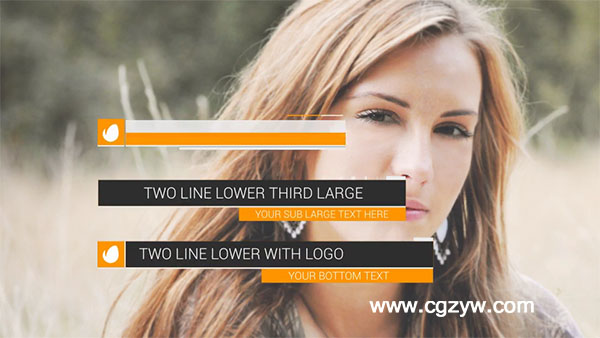 AE模板-动态字幕导条包装工程模板 Dynamic Lower Thirds