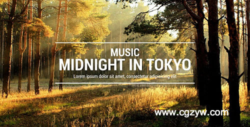 AE模板-反转视差风景相册动画展示模板Parallax Slideshow