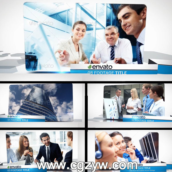 AE模版-现代企业图片展示 Modern Corporate Slideshow