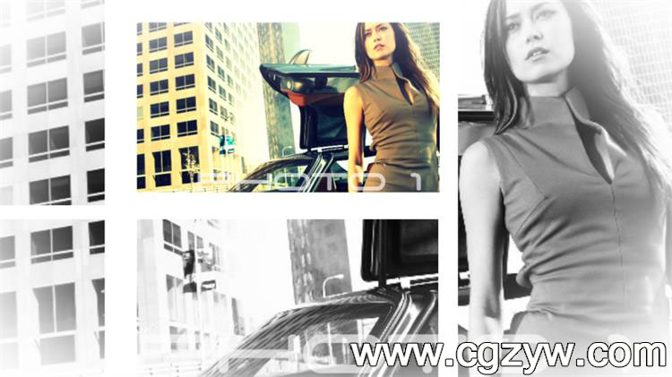 AE模版-图片分屏展示模版elegant