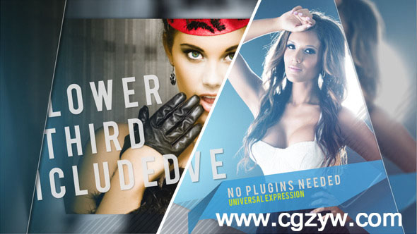 AE模板-时尚相册展示动画Fashion In Motion