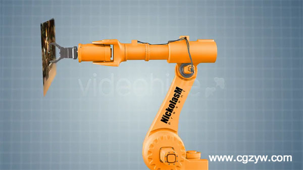 AE模板-机器手臂展示动画Industrial Robot