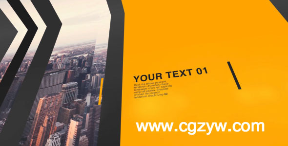 AE模板-媒体包装动画模板modern-opener