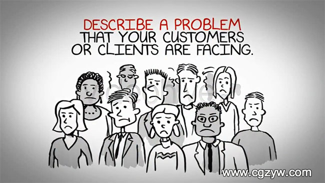 AE模板-白板手绘促销展示模板whiteboard-hand-drawing-promo