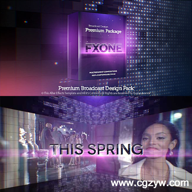 AE模板 – 时尚现代模特走秀音乐会节目活动宣传颁奖栏目包装