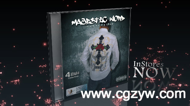 AE模板-CD包装盒动画展示CD-Case