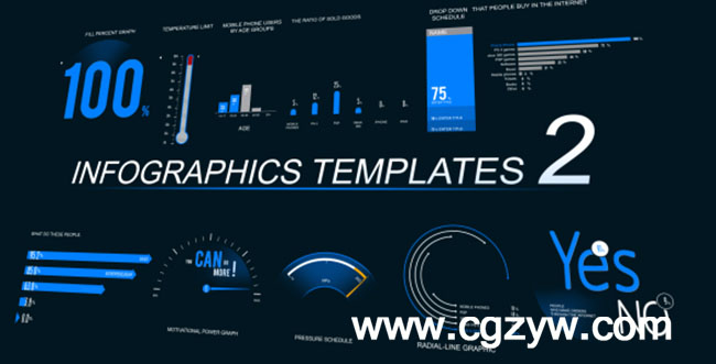 AE模板-信息图表模板videohive-1761499-Infographics Template