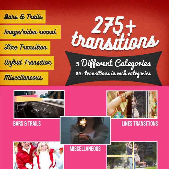 AE模板-275+MG运动图形动画图片视频转场