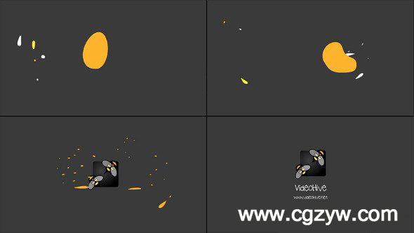 AE模板-简洁卡通Logo演绎动画videohive-happywalk-logo-reveal