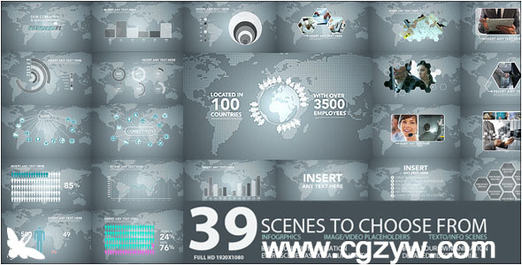 AE模版-公司企业宣传片包装Corporate Tech Pack