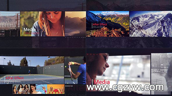 AE模板 – 城市景点宣传视频图片展示 VideoHive Inspired Video Reel