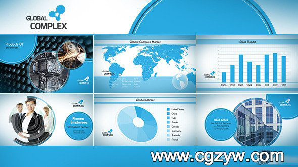 AE模板-简洁公司企业员工产品信息展示 VideoHive Clean Corporate