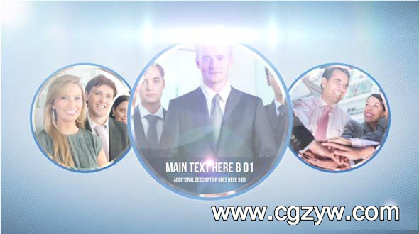 AE模板-圆圈企业公司宣传包装展示motion-array-circle-corporate