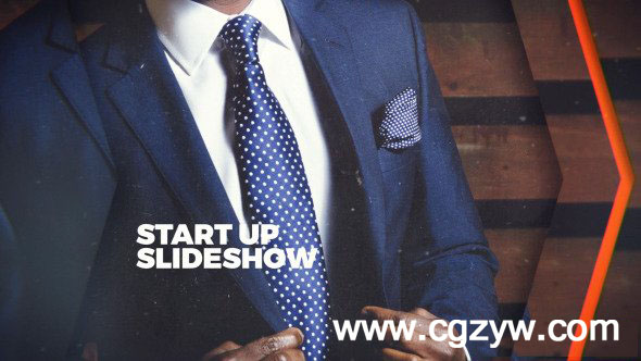 AE模板-优雅幻灯片滑动展示 VideoHive Startup Slideshow