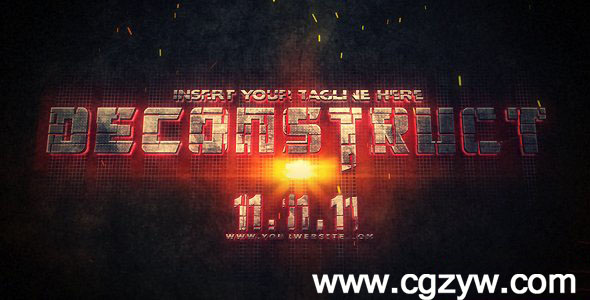 AE模板 电影节目开场片头预告宣传特效背景