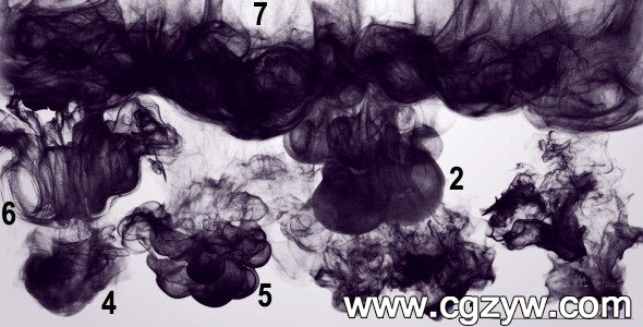 视频素材–烟雾动态液体油墨流动效果免费下载  VideoHive Ink PACK