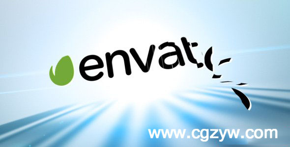 AE模板 简洁高端大气的商务企业公司常用logo演绎动画