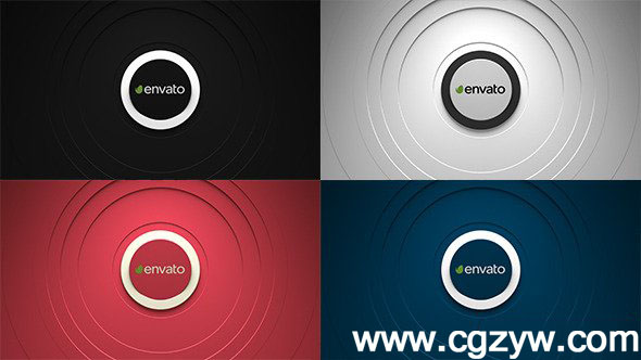 AE模板-简洁波形抖动Logo展示栏目包装 VideoHive Clean Sound – Logo Reveal