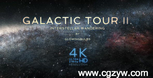 AE模板-震撼银河粒子星云真实空间穿梭4K动画videohive-galactic-tour-ii