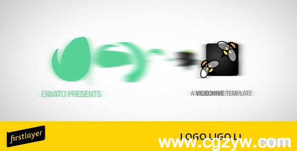 AE模板-电影节目开场片头液体风格logo标志旋转样式三维动态展示Logo Liquid Revealer