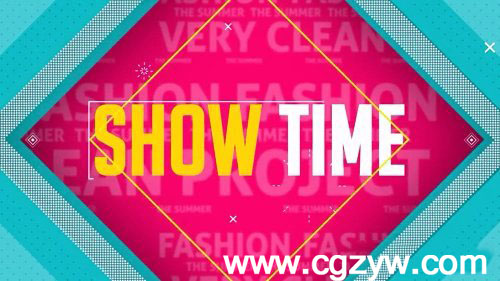 AE模板-时尚动感产品推广信息介绍videohive showtime