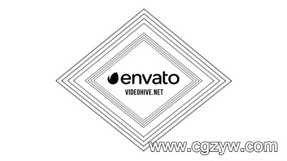 AE模板-简洁企业logo演绎信息介绍展示videohive-Minimal Abstract Logo