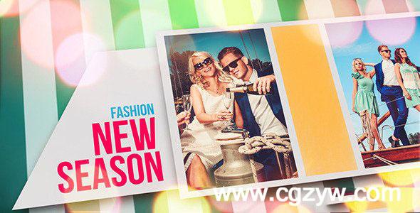 AE模板-时尚娱乐时装节目秀旅游电子相册栏目包装宣传