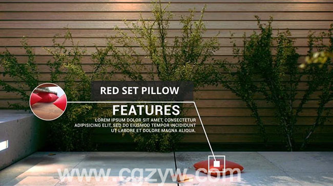 AE模板-40个高科技局部细节放大测量呼叫指示线