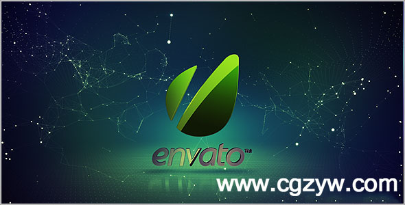 AE模板-震撼绚丽粒子背景3dlogo展示videohive-zodiac-3d-logo