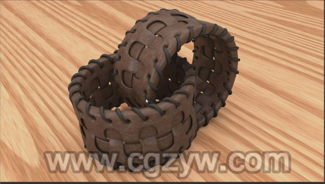 C4D制作皮革类产品建模材质渲染教程+工程文件