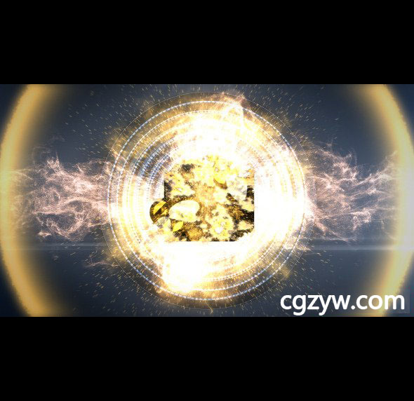 AE模板-超炫粒子爆炸Logo演绎 企业宣传片头动画