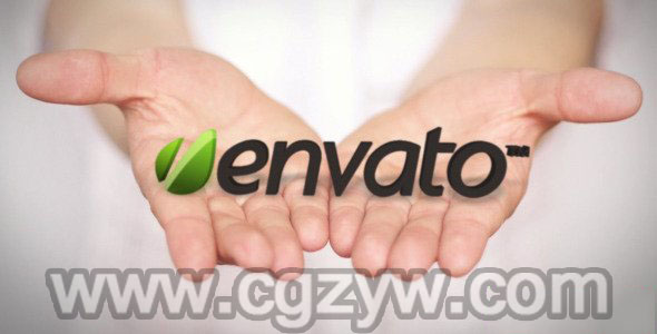 AE模板 简洁双手捧logo展示Videohive Free Templates