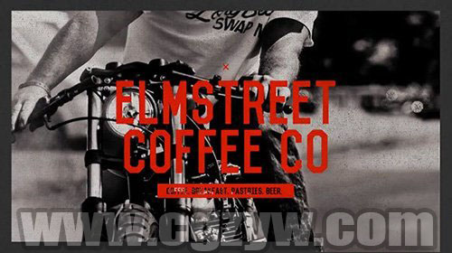 AE模板 复古文字字幕标题logo展示 免费下载