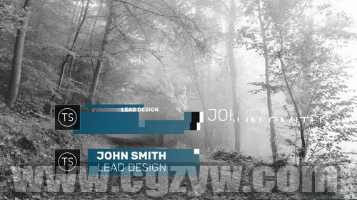 AE模板-清新的风格logo文字字幕标题展示 免费下载