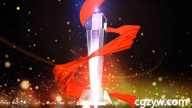 AE模板-震撼企业年会晚会颁奖片头展示Outstanding staff award