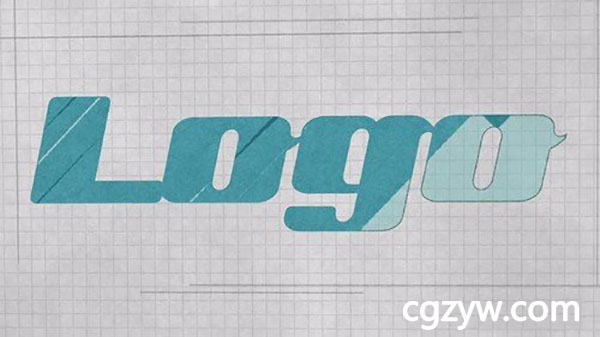 AE模板-简洁动态描线logo演绎 免费下载