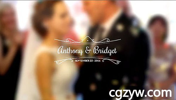 AE模板 优雅浪漫动态文字字幕标题展示V4 免费下载